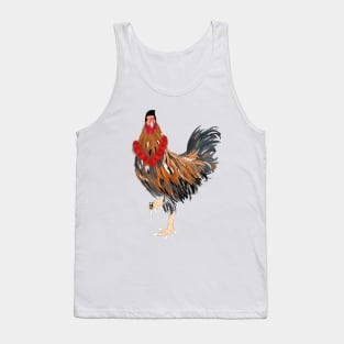 Elvis the Rooster Tank Top